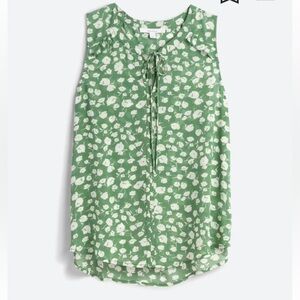 FUN2FUN Stitch Fix Ulrica Tie Neck Blouse Sz L